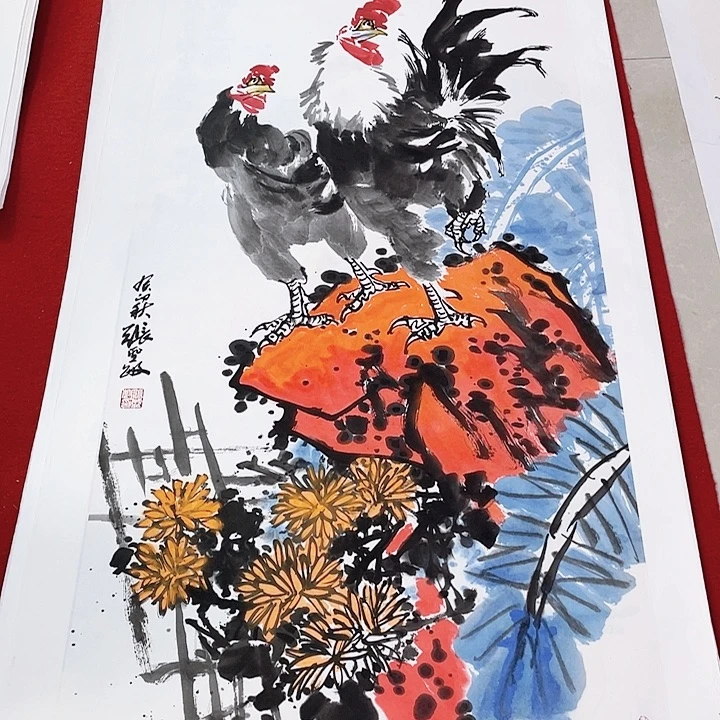 国画张圣敏先生纯手绘作品