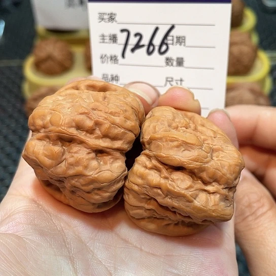 把件文玩核桃40边41肚蛙7266