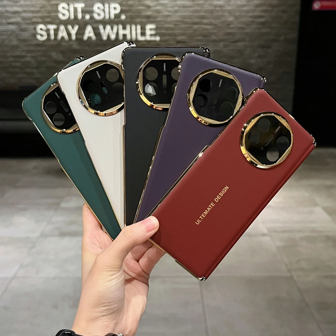 适用华为Matex5真皮防摔手机壳Matex6全包防摔超薄保护套Matex3壳