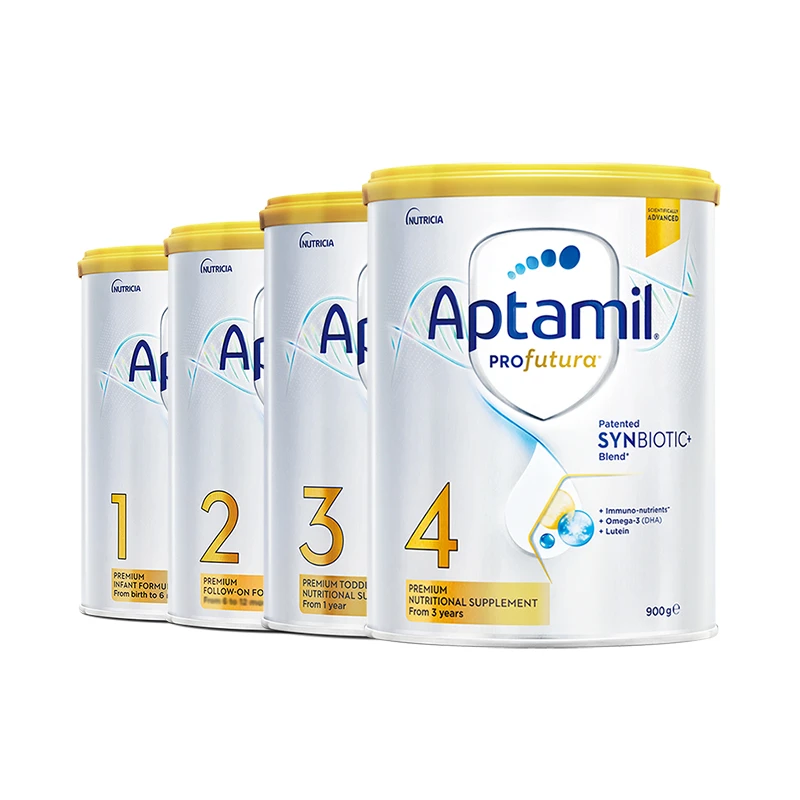 aptamil/爱他美爱他美澳洲白金版【6罐】全段益生元配方宝宝奶粉