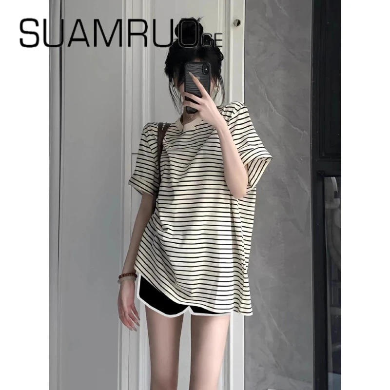 韩版小众睡衣女夏季甜美休闲学生短袖短裤套装宽松家居服可外穿