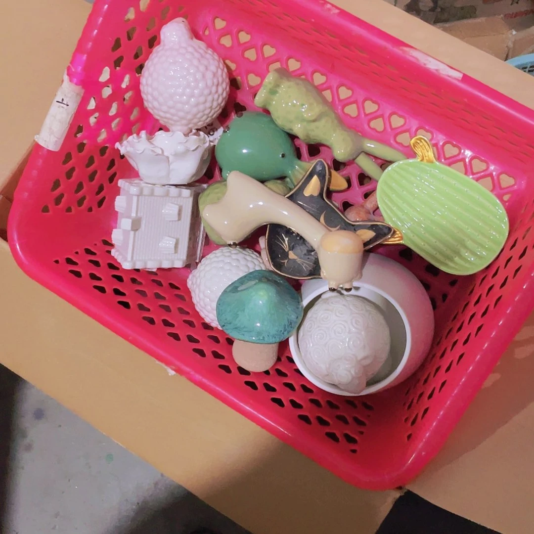 摆件小*子微瑕。