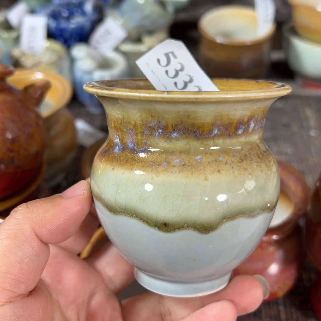 红陶景德镇手工花盆