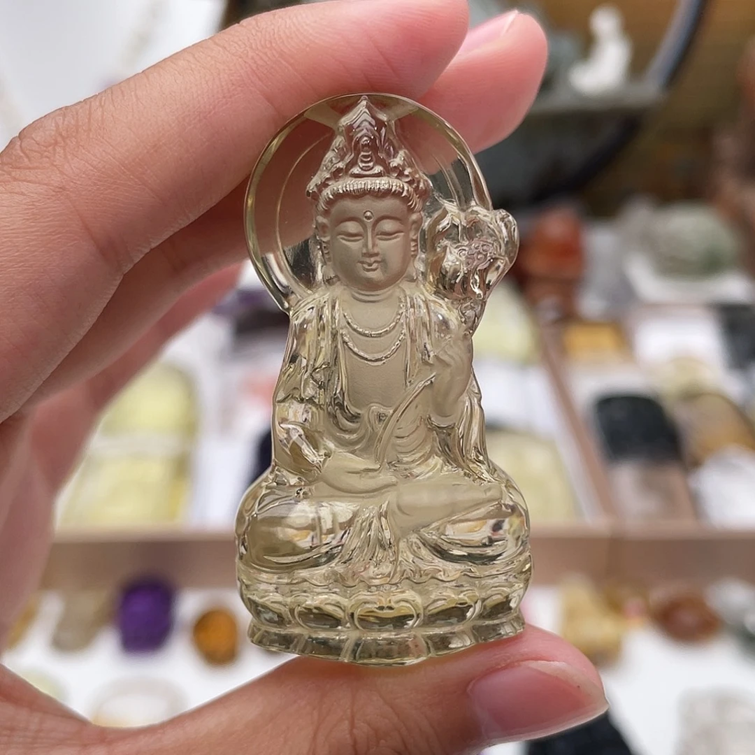 颈饰未镶嵌水晶定制吊坠大势至
