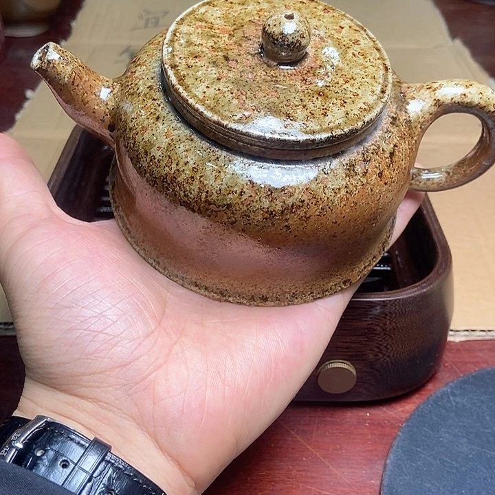 紫砂茶壶柴烧紫砂
