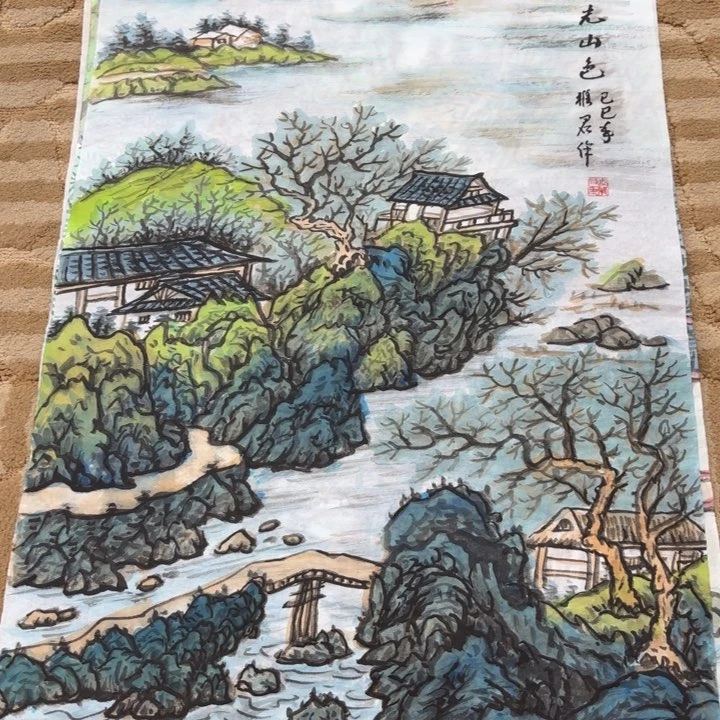 国画花鸟等多种鸟类和