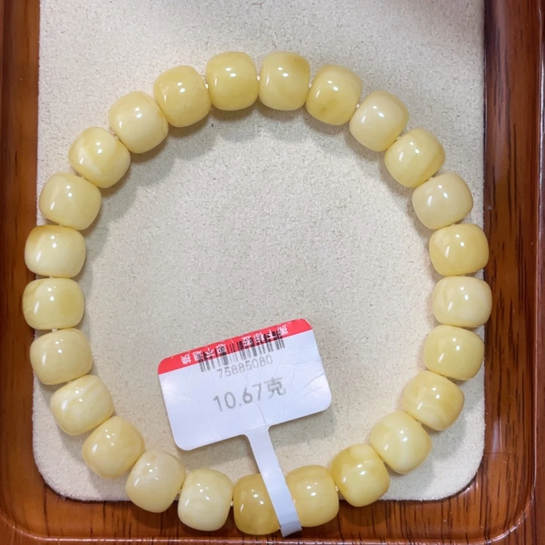 未镶嵌琥珀手链蜜蜡