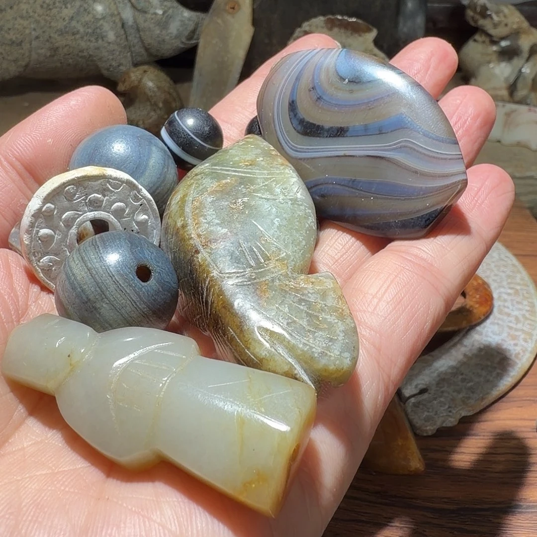 山***兵和田玉未镶嵌挂件