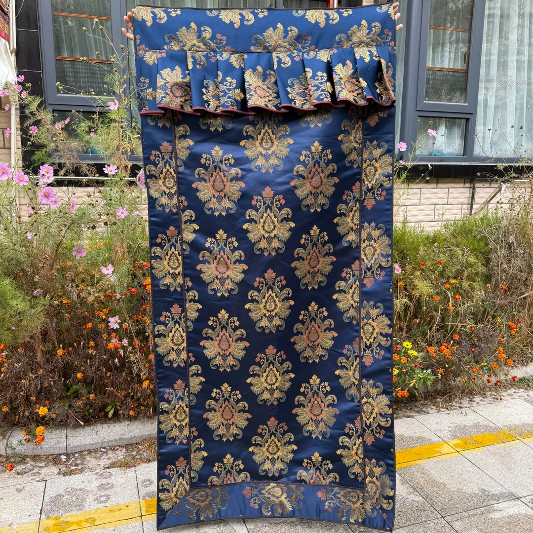 粉丝福利藏式纯手工缝制加厚双层门帘家用轻奢复古风格四季通用