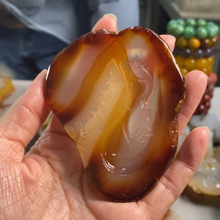 玛瑙/玉髓吊坠(不含链)未镶嵌