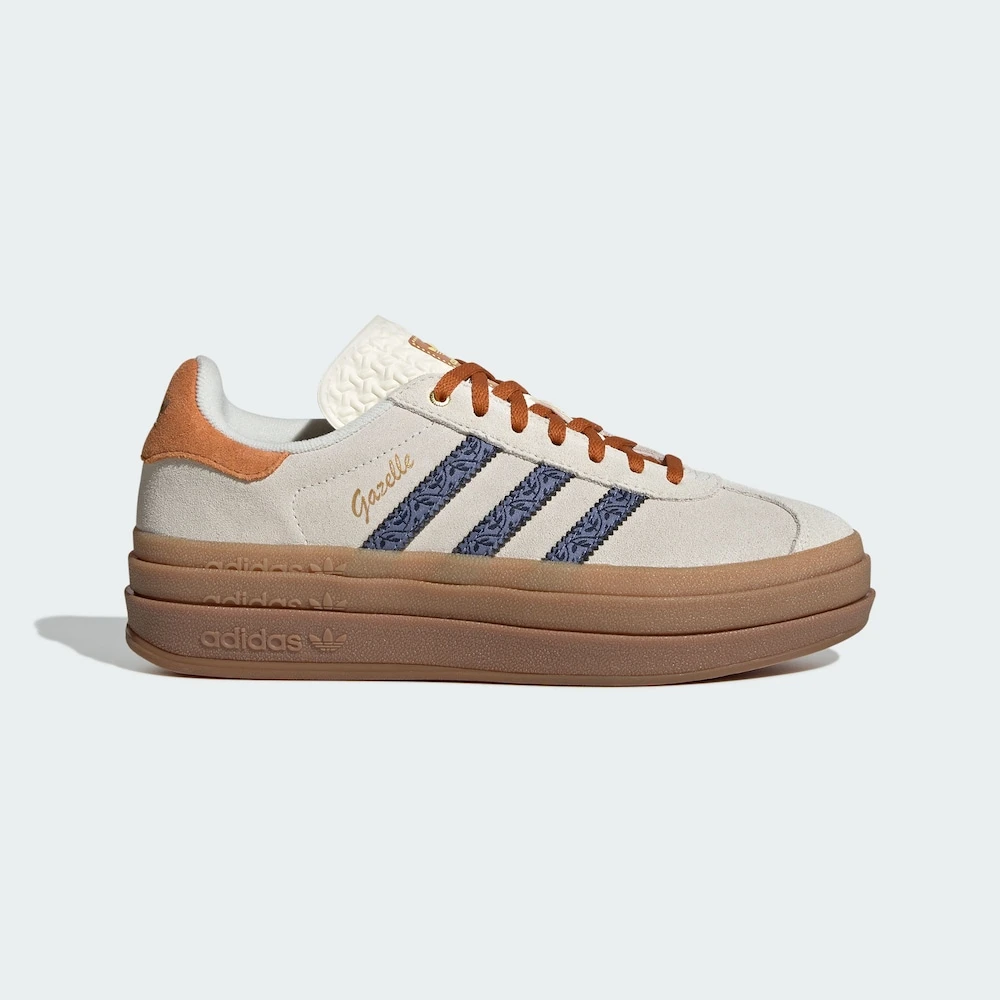 Adidas三叶草GAZELLE BOLD W经典厚底运动板鞋「T头鞋」JQ0955