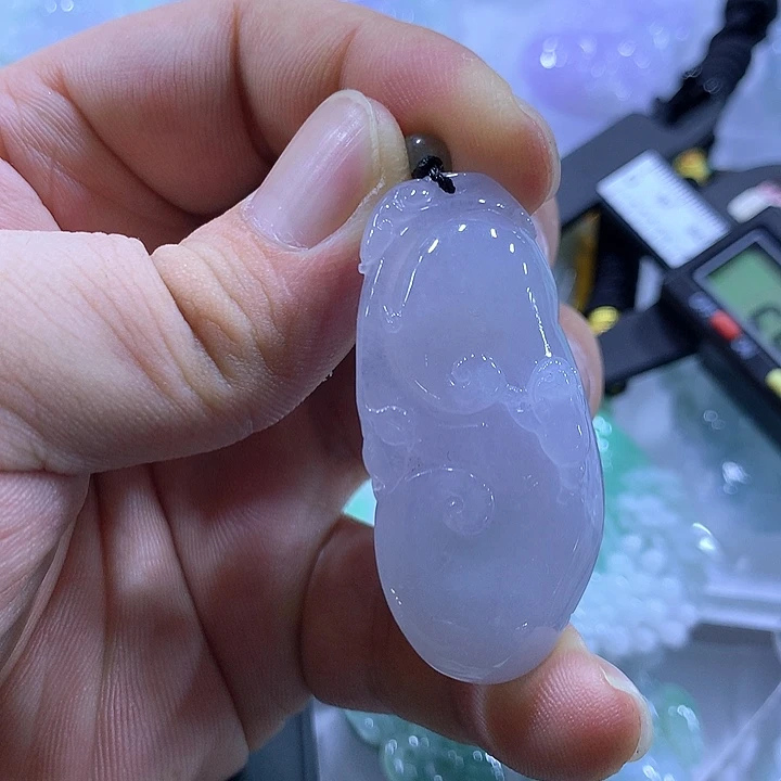 颈饰未镶嵌翡翠天然翡翠A货吊坠