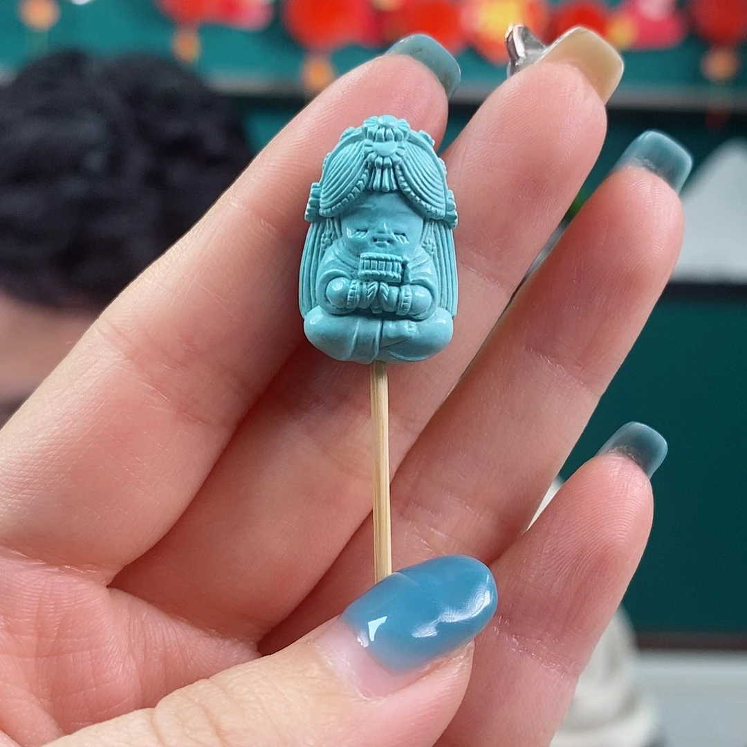 绿松石珠宝奇石未镶嵌