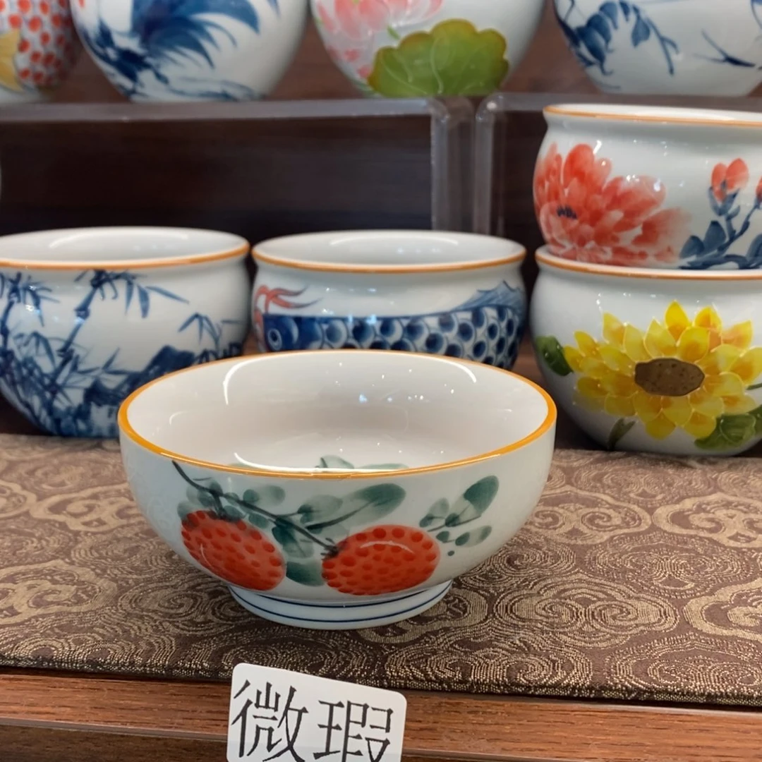 釉下彩手工绘制手工绘制