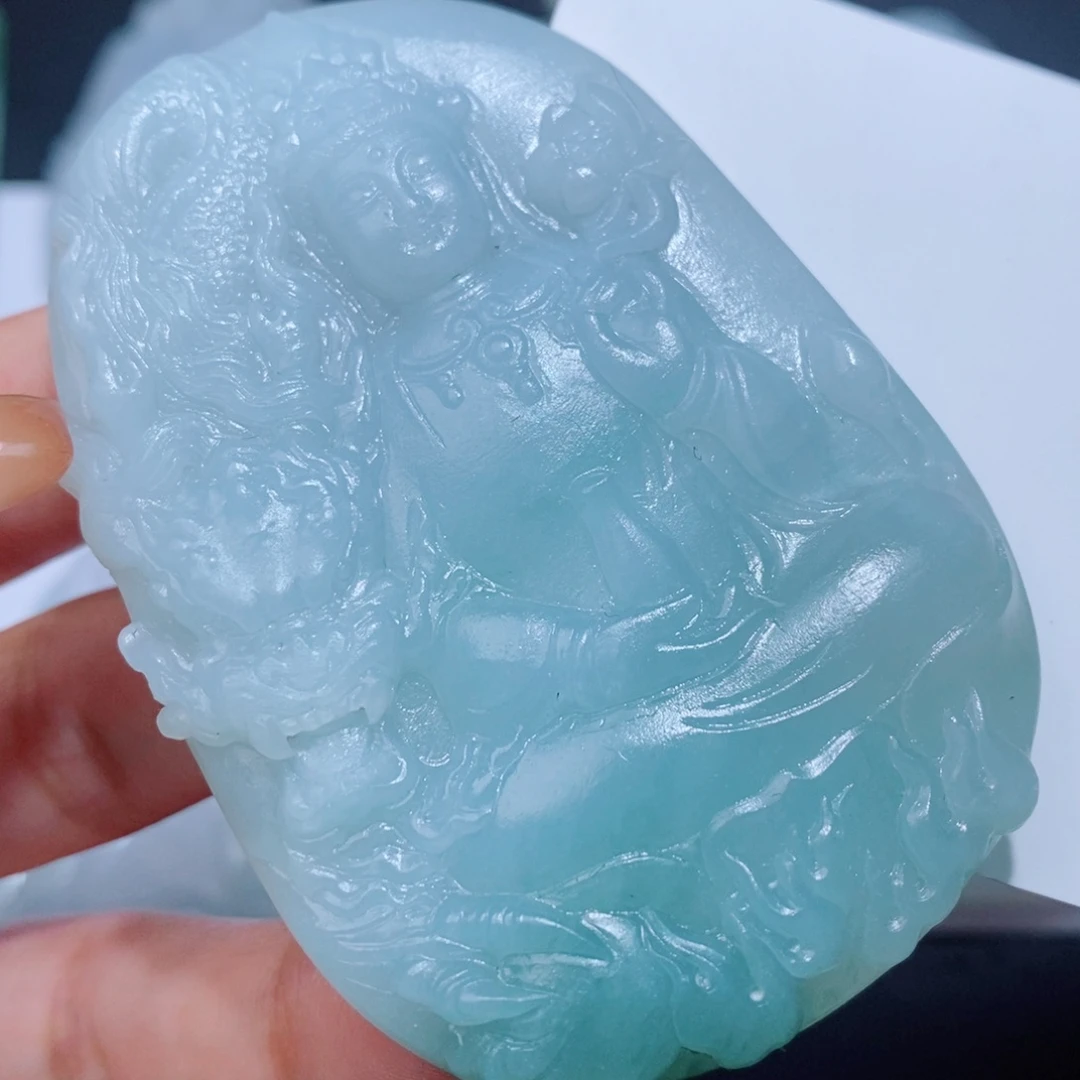 定制翡翠未镶嵌吊坠