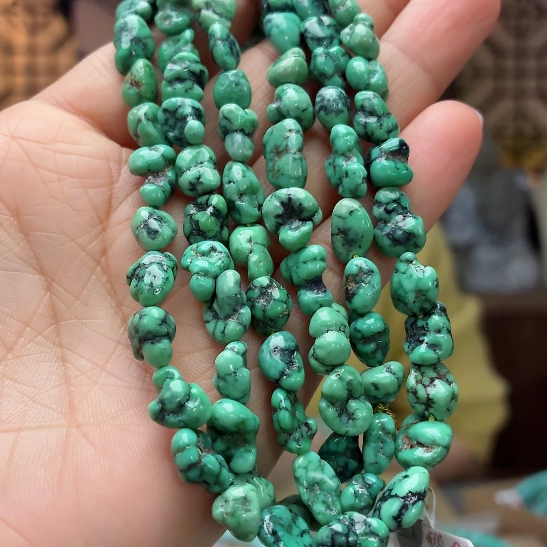 未镶嵌绿松石珠宝奇石