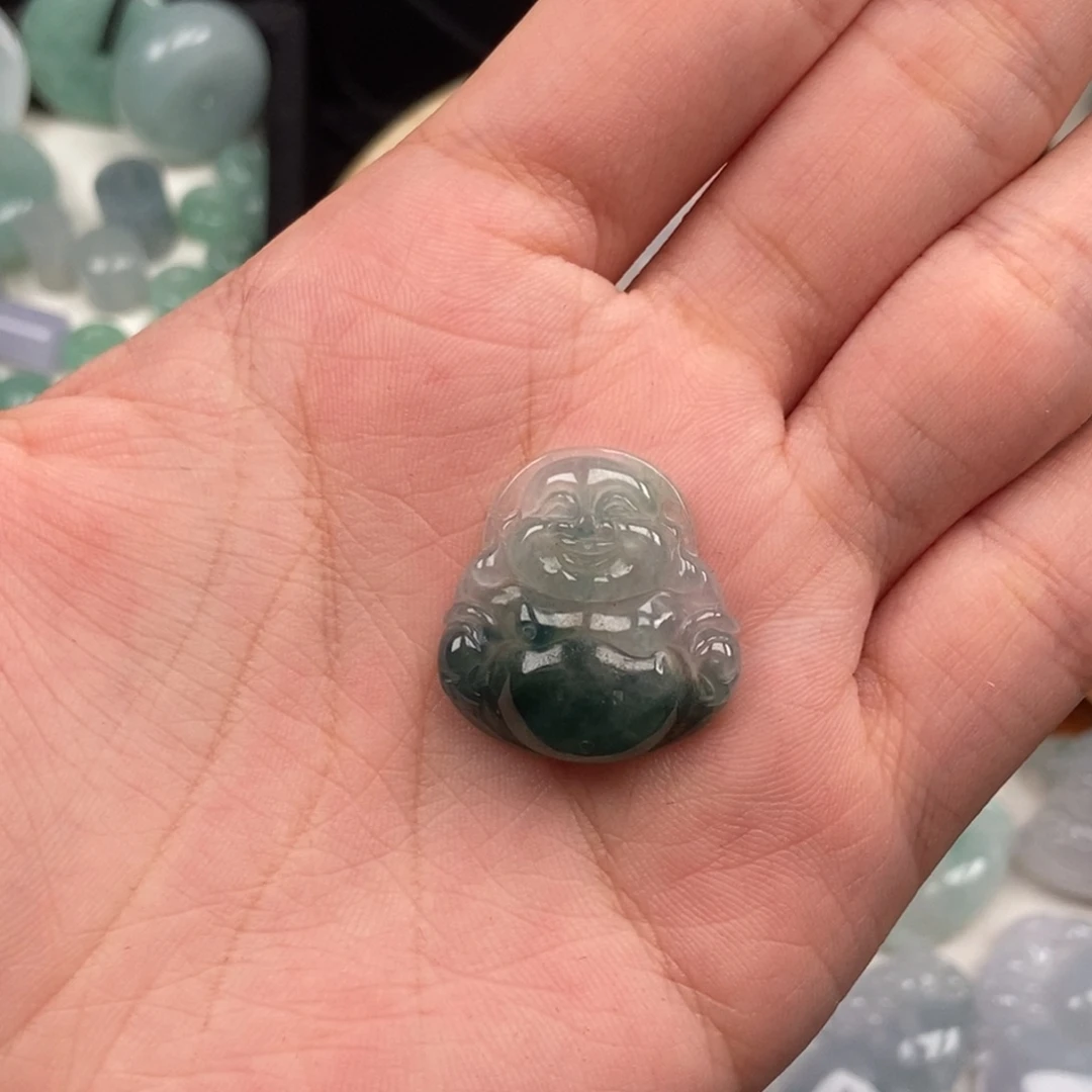 颈饰未镶嵌翡翠佛公