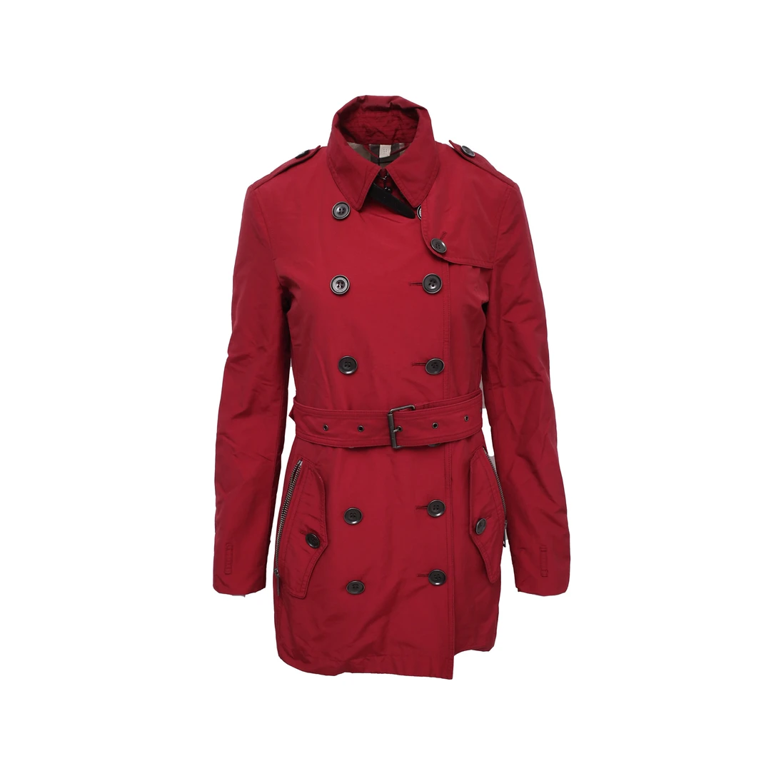 95新 BURBERRY/博柏利 【lu】 棉 锦纶 Brit 风衣 P225377124