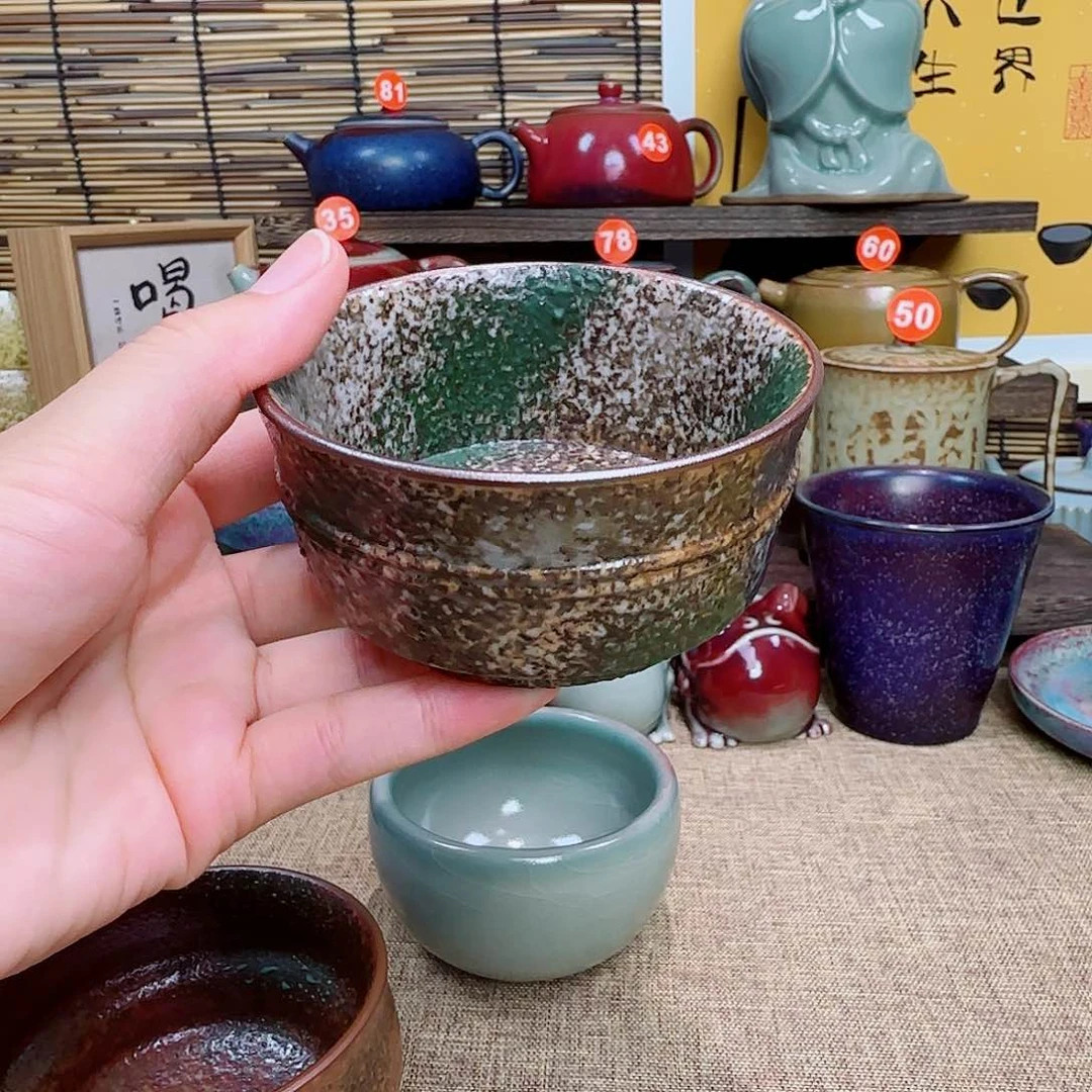 云垕瓷甄选柴烧主人杯