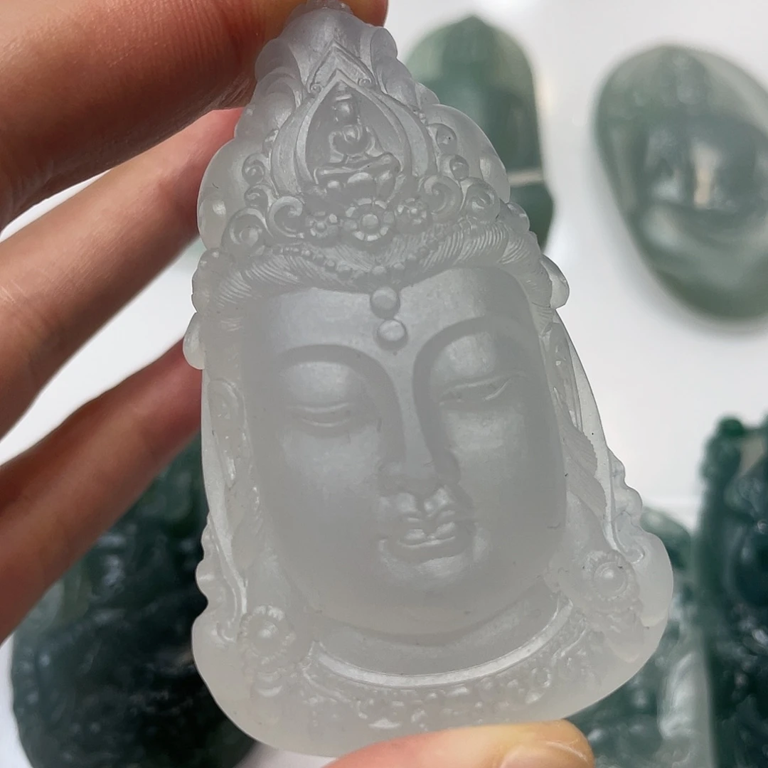 定制翡翠未镶嵌挂件