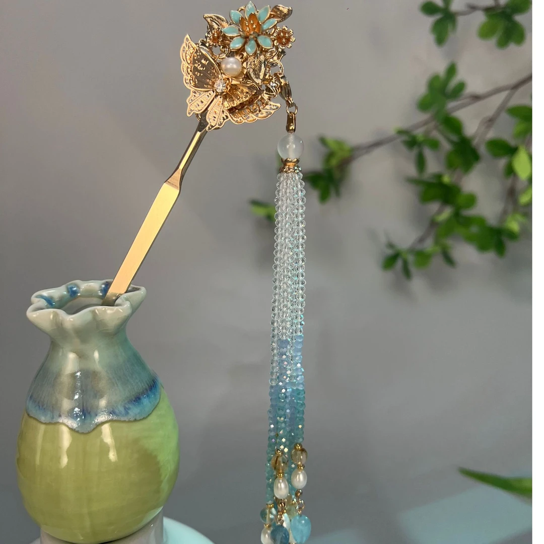 [紫伊]古悦倾城古风汉服发饰