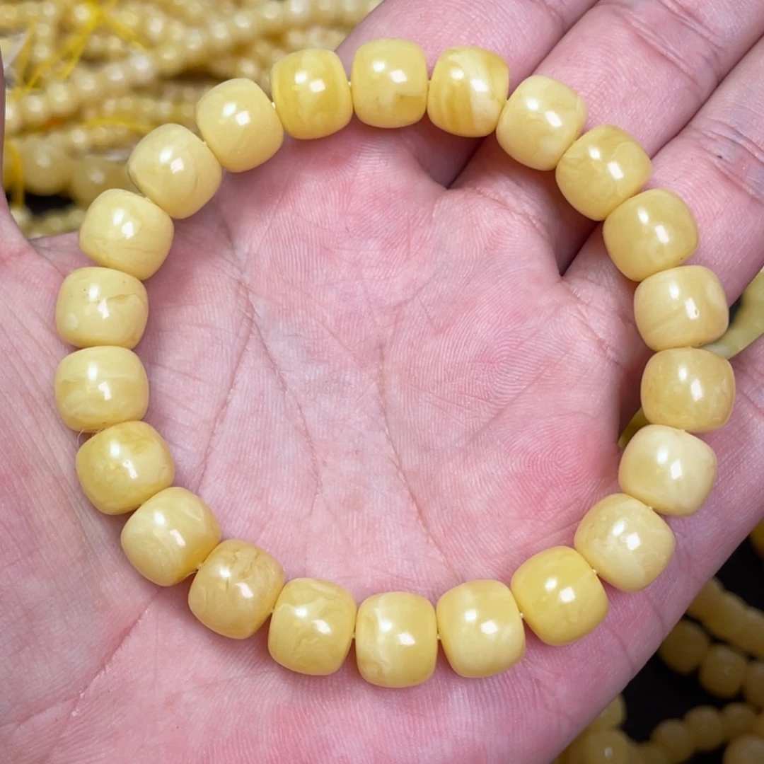 未镶嵌蜜蜡裸石蜜蜡手串10.5mm