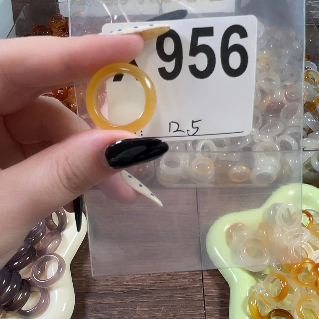 玛瑙/玉髓未镶嵌戒指956