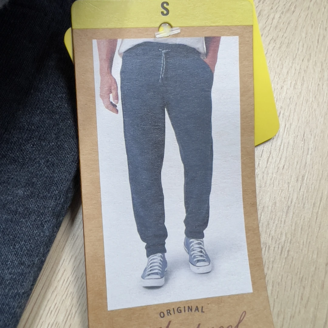 AB-809男款棉加厚复合绒卫裤