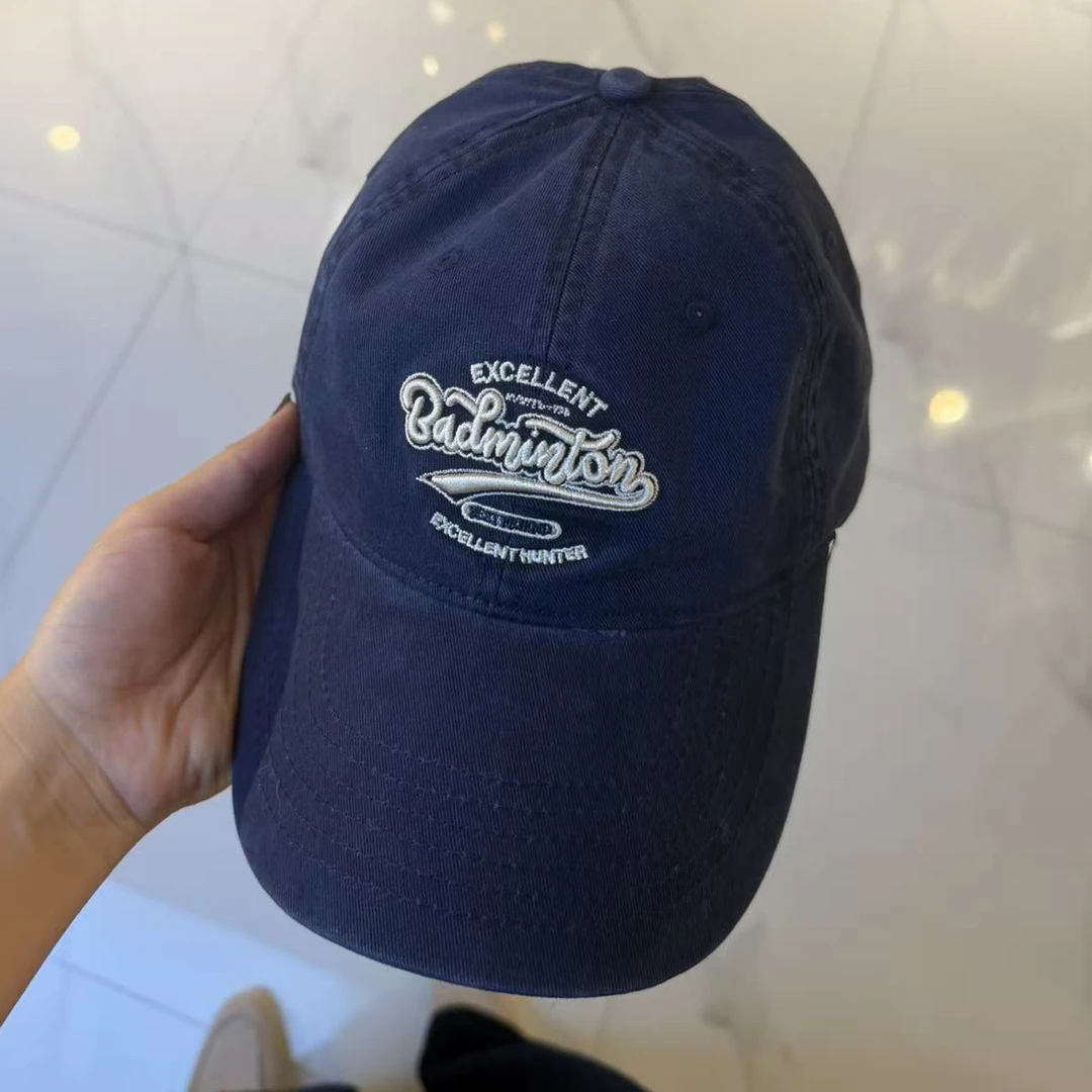 【R·YING】25ss新款韩系字母简约复古帽子