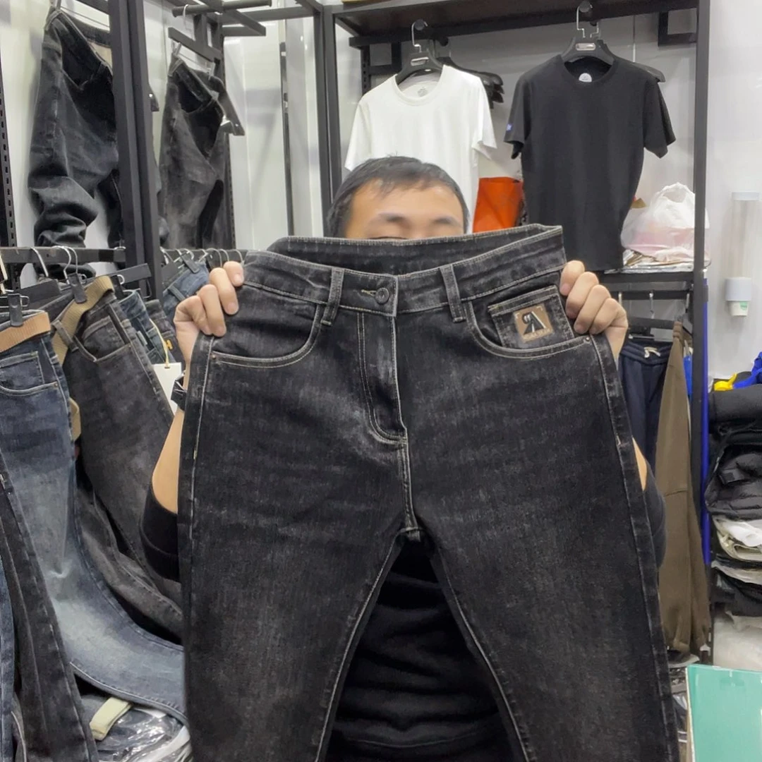 *****34码68520黑牛仔裤