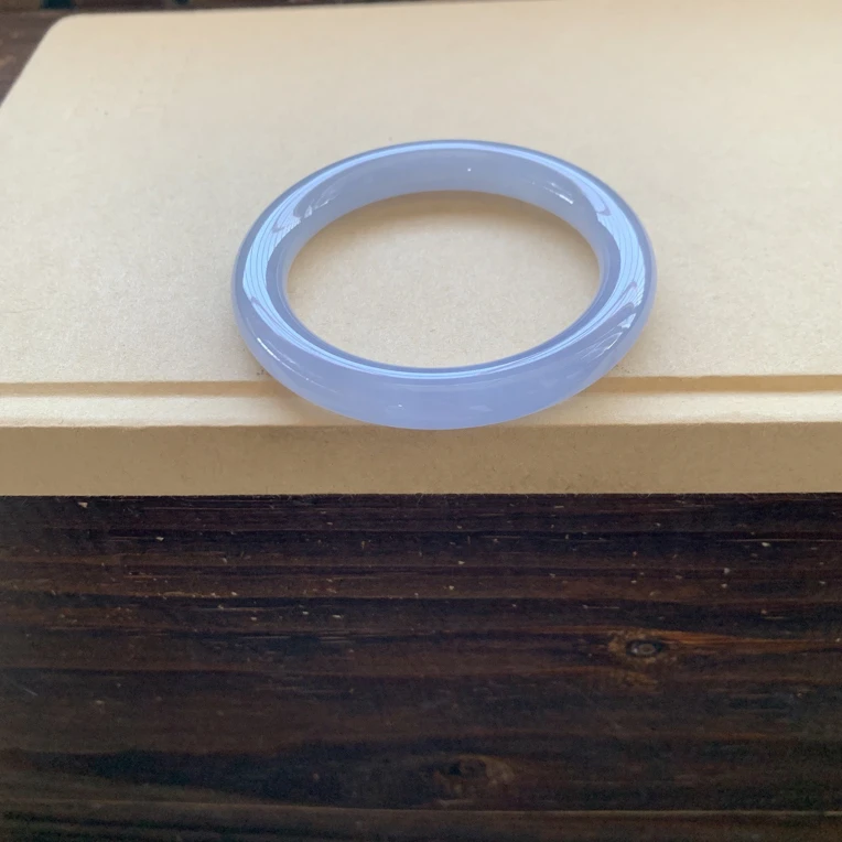 8冰透莫奈紫圆条手镯，特价59800圈口52-8.8-9.2，天然翡翠缅A完美