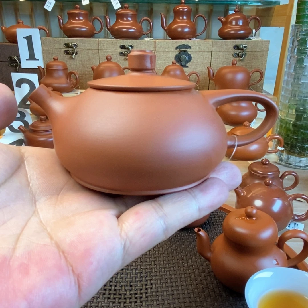 茶壶紫砂福利品瓢壶全手工120cc