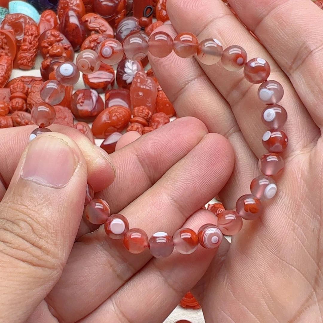 南红玛瑙定制配饰未镶嵌