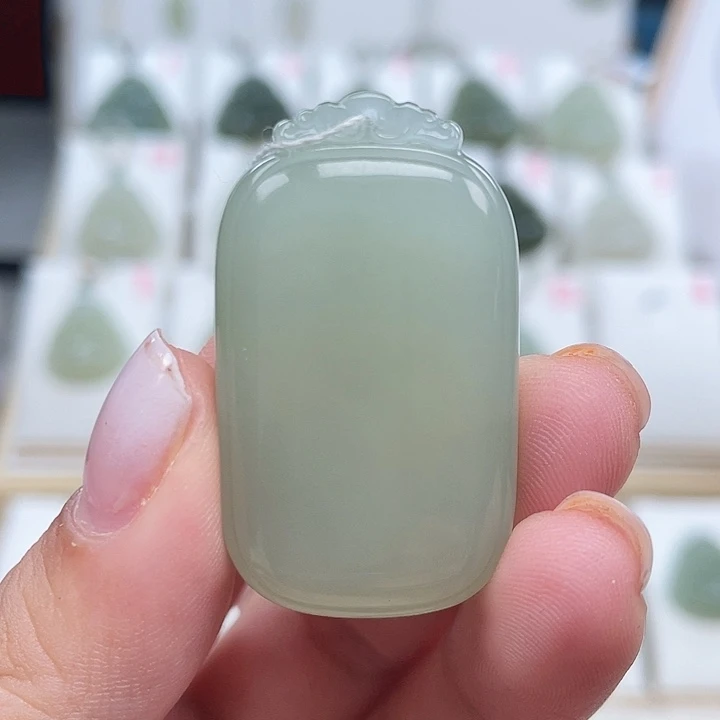 颈饰未镶嵌和田玉紫*40