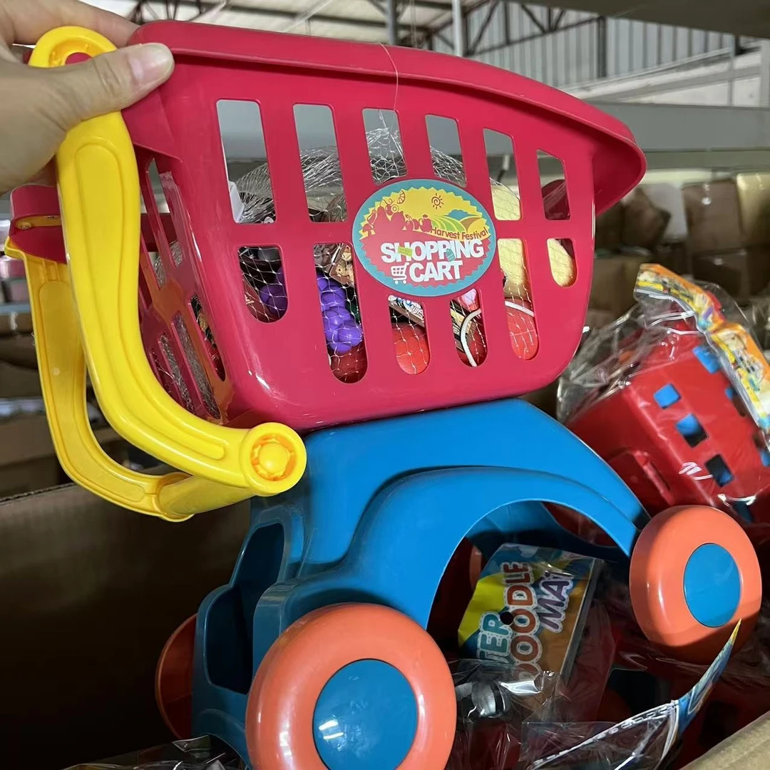 购物推车宝宝过家家玩具套装购物车（30cm左右）
