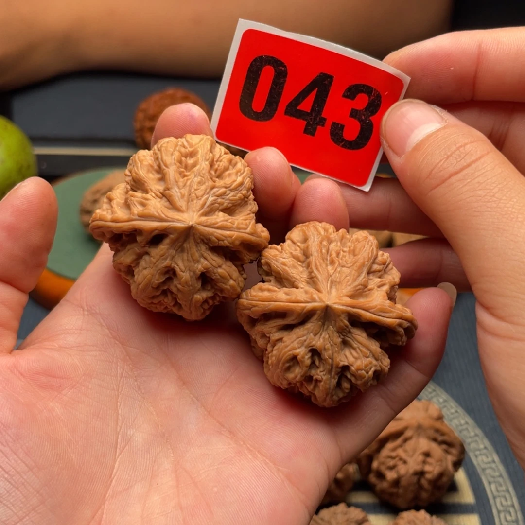 2***7把件文玩核桃42全品粗筋043号