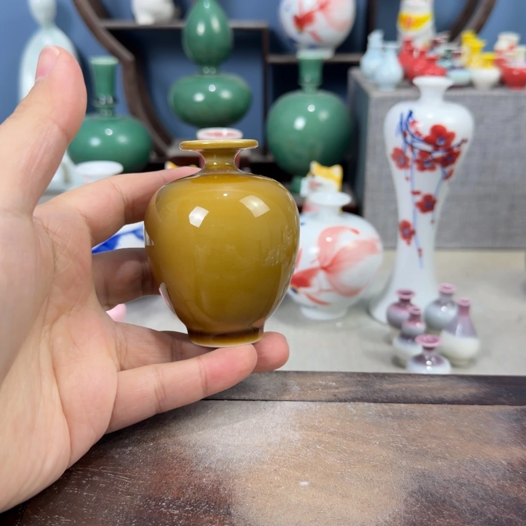 陶瓷手工小花器摆件