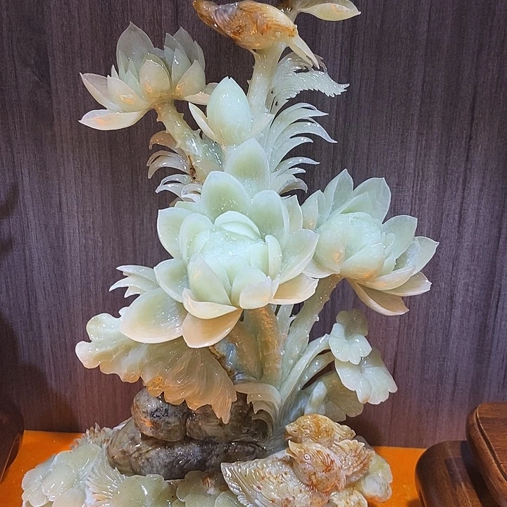 蛇纹石玉（覆膜）合金珠宝奇石