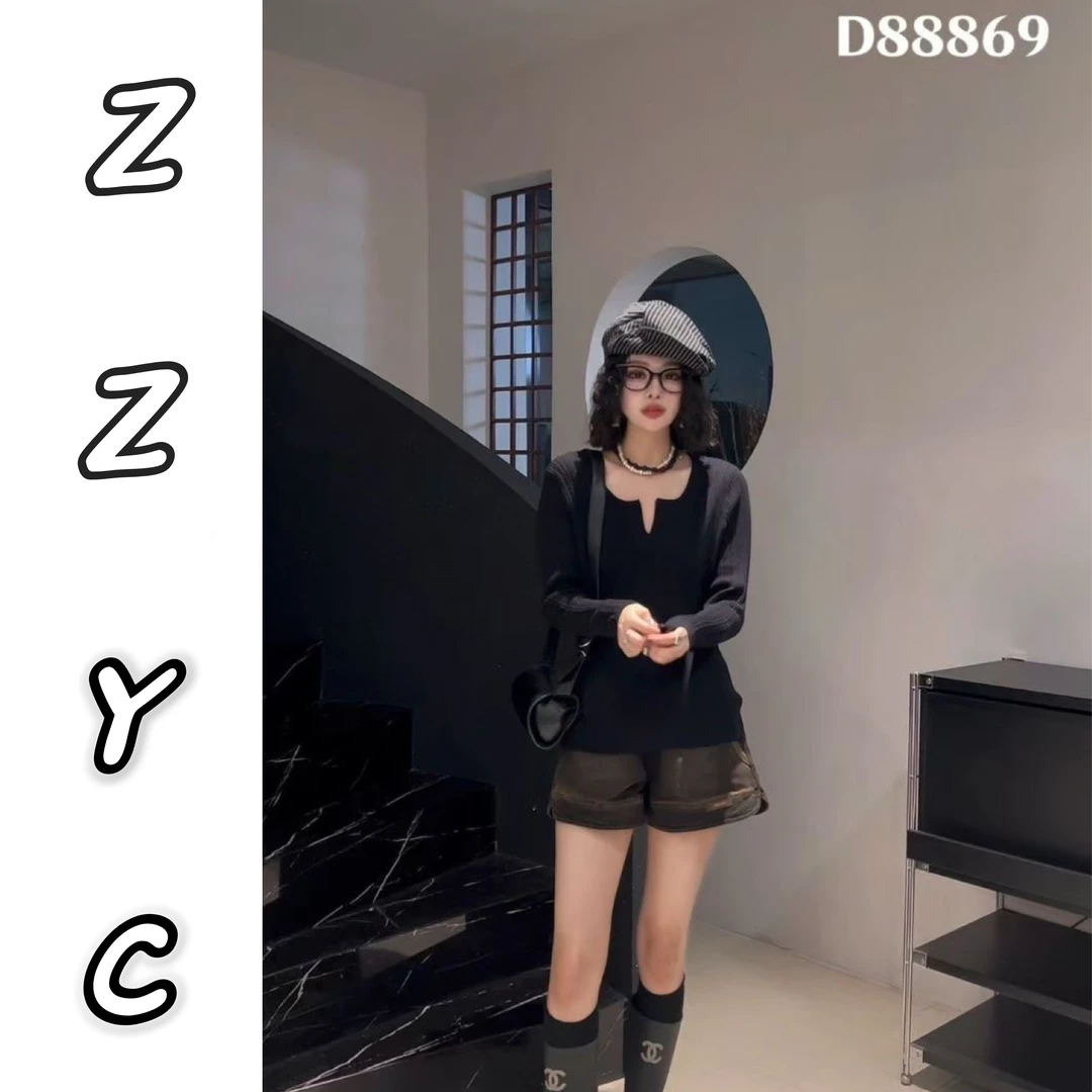 ZZ赵赵2025大码女装慵懒风长袖针织衫女秋胖mm巨遮肉百搭纯色毛衣