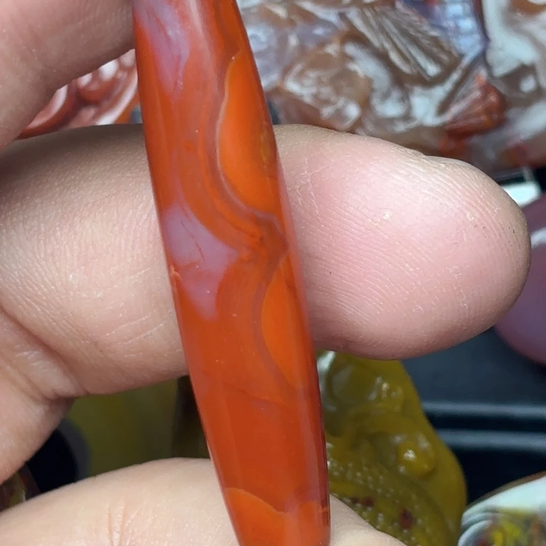 青***水玛瑙/玉髓未镶嵌玛瑙