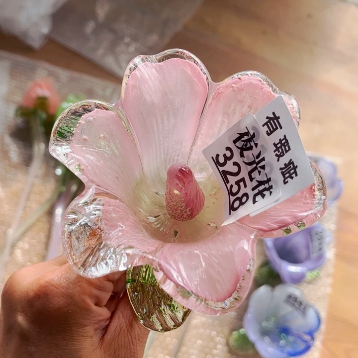 琉璃3258夜光微瑕 花瓶家悦美居