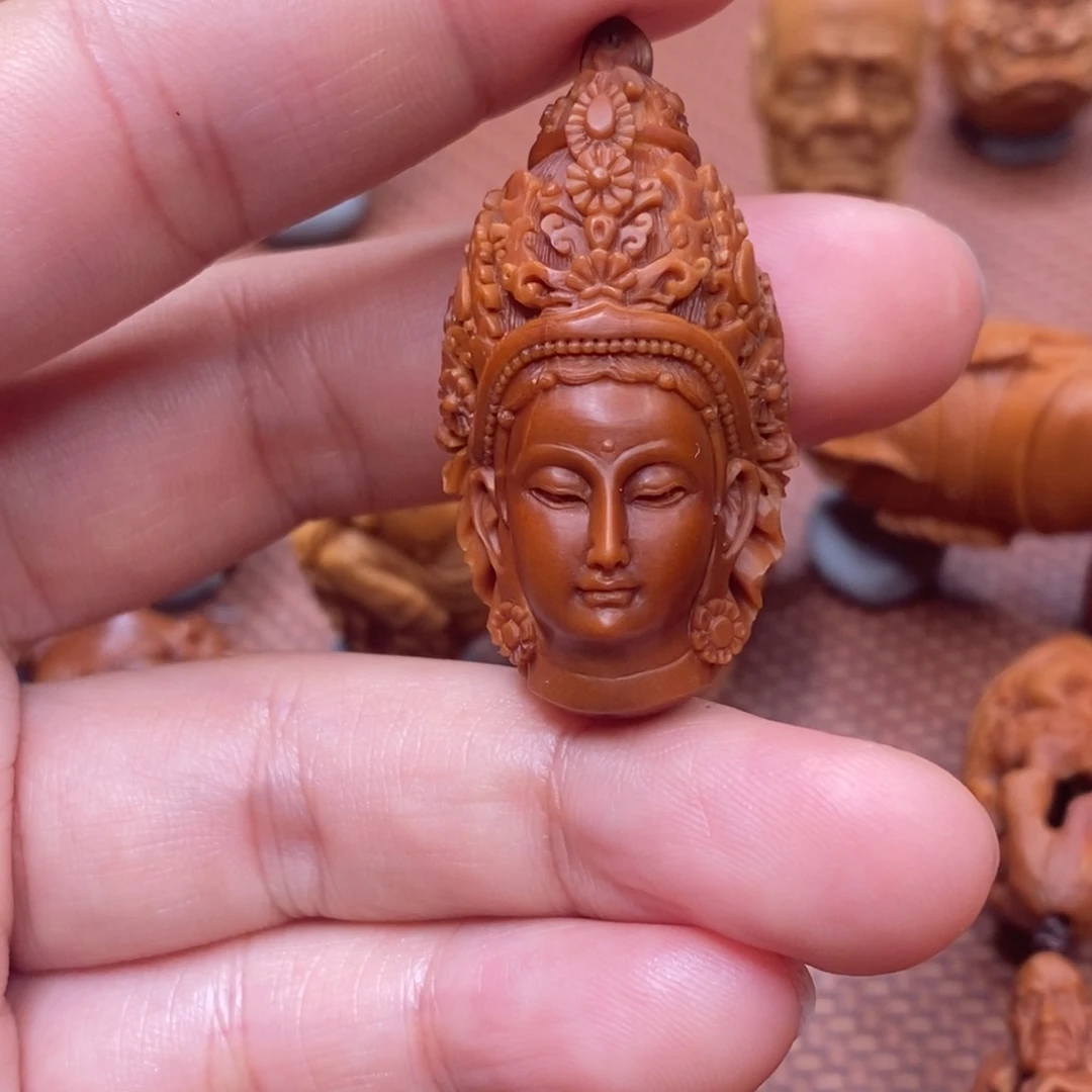 一****橄榄核手串/手链绿度母