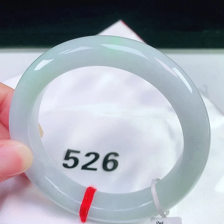 未镶嵌手镯翡翠61圈口526