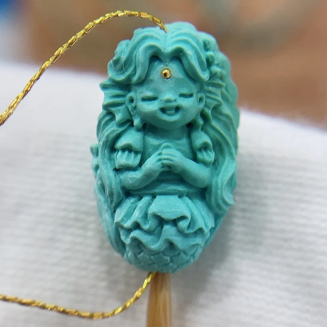 未镶嵌绿松石珠宝奇石