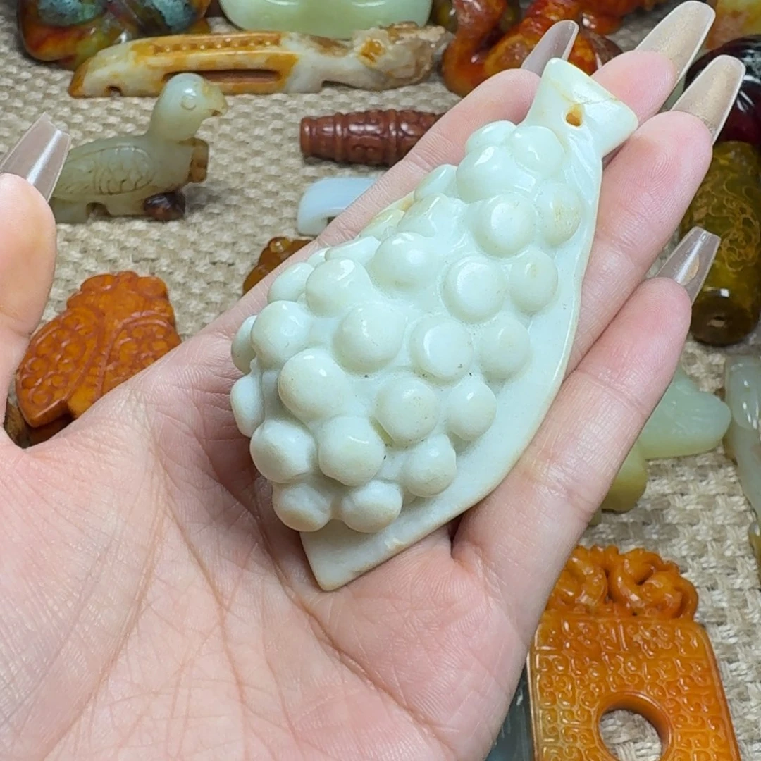 吊坠白玉菩提挂件
