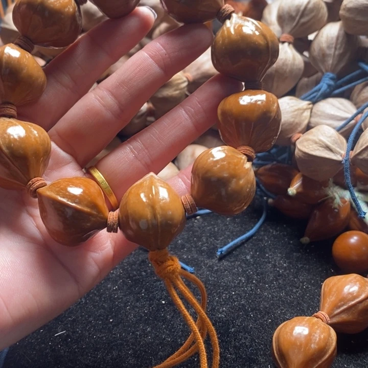 橄榄核手串/手链2.1三花蒜头