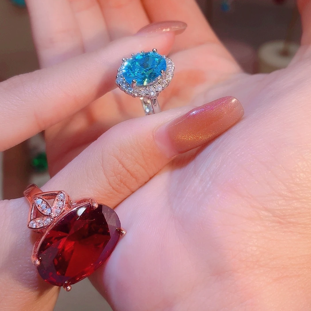 合成立方氧化锆合金蓝戴妃