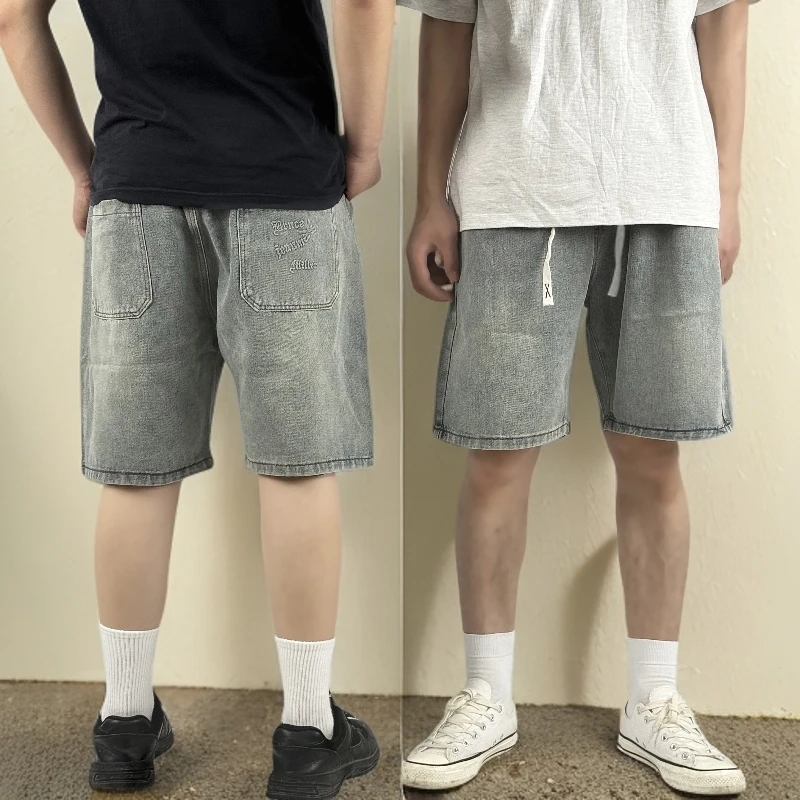 复古潮流Goods牛仔裤夏季薄款短裤男款爆款2025新款痞帅潮男裤子