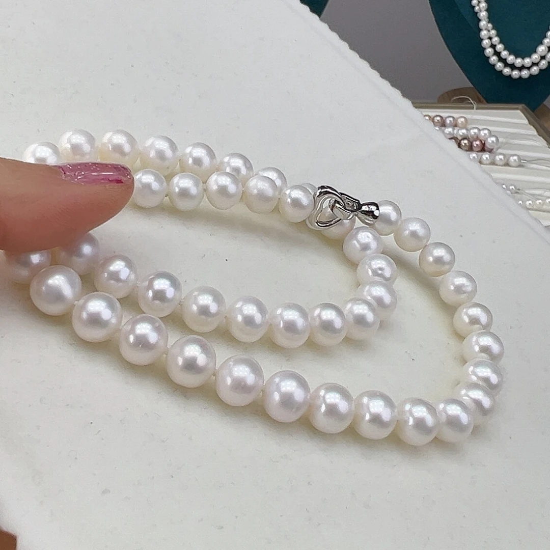 淡水珍珠颈饰未镶嵌➕8.9冷白