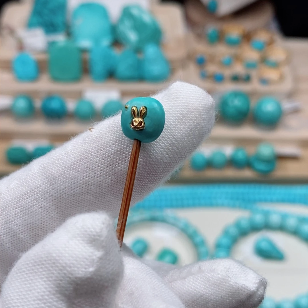 绿松石原矿绿松石未镶嵌